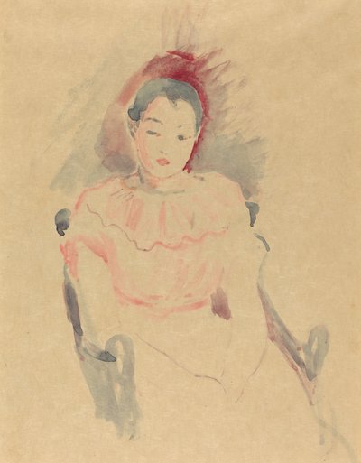 Sitzendes Mädchen, 1894 von Berthe Morisot