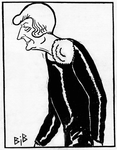 Karikatur von Charlotte Lyses von Bib