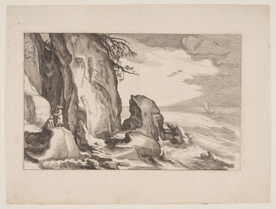 Tafel 19, aus Landschaften mit Bauernhäusern von Boetius Adams Bolswert