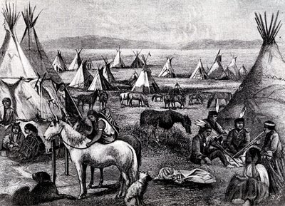 Navajo-Indianerlager von Bohuslav Kroupa