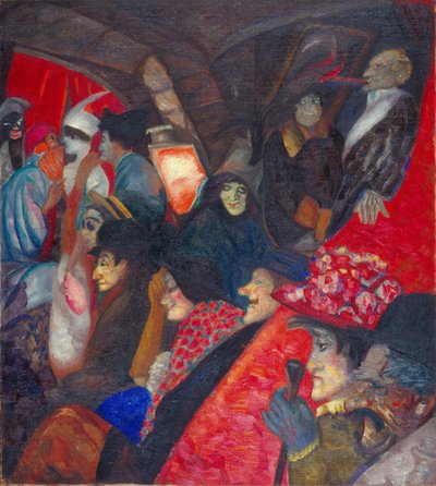 Cabaret Schwarze Katze, 1913 von Boris Dmitrievich Grigoriev