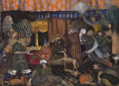 Kinder-Maskerade, 1912 von Boris Dmitrievich Grigoriev