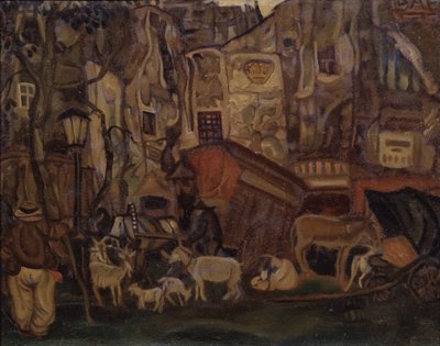 Altes Paris, 1913 von Boris Dmitrievich Grigoriev