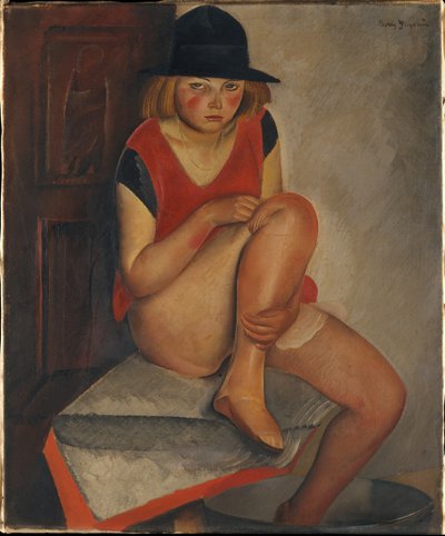 Das Modell, ca. 1926 von Boris Dmitrievich Grigoriev