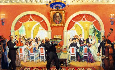 Hochzeitsfest von Boris Mikhailovich Kustodiev