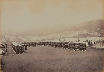Kirchenparade. 92. Highlanders von Bourne and Shepherd