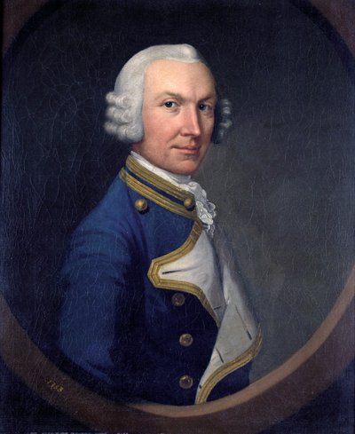 Kapitän William Holburne, 1753 von British School