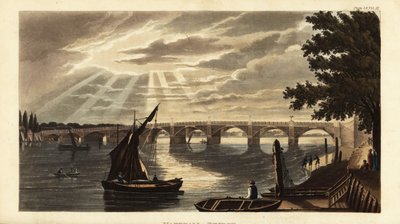 Vauxhall Bridge am Fluss Themse von British School