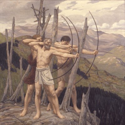 Die Bogenschützen, 1917 von Bryson Burroughs