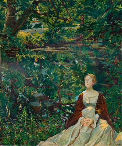 Nach einem Gemälde von Byam Shaw, ca. 1899 von Byam Shaw