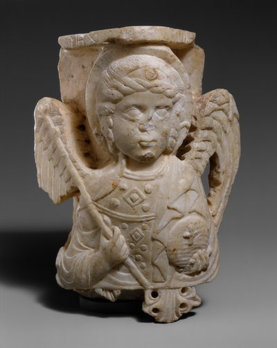 Kapitel mit Büste des Erzengels Michael von Byzantine