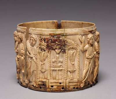 Elfenbeinpyxis von Byzantine School