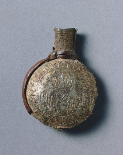 Pilgerampulle mit Szenen der Kreuzigung von Byzantine School
