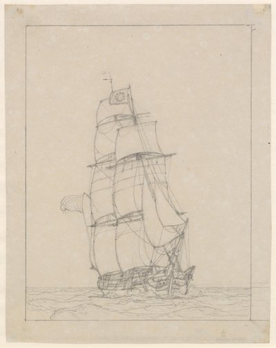Eine Brigg von Christoffer Wilhelm Eckersberg