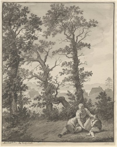 Aus der Gegend um Skjoldnæsholm von Christoffer Wilhelm Eckersberg