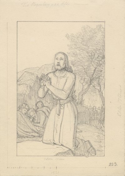 Christus im Garten Gethsemane von Christoffer Wilhelm Eckersberg