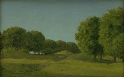 Studie aus dem Hirschpark bei Kopenhagen von Christoffer Wilhelm Eckersberg