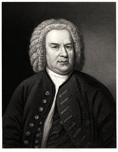 Johann Sebastian Bach, 19. Jahrhundert von C. Cook