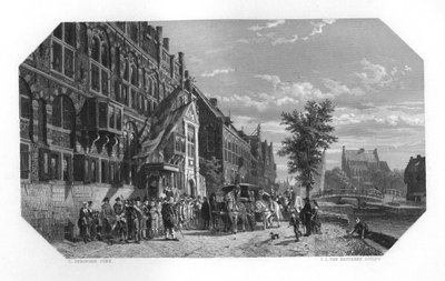 Schuttersdoelens, um 1870 von Domenico del Barbiere