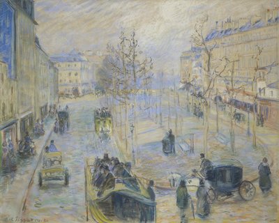 Boulevard Rochechouart, 1880 von Camille Jacob Pissarro