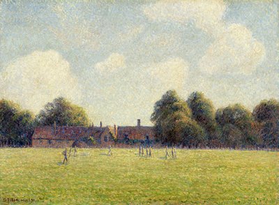 Hampton Court Green, 1891 von Camille Jacob Pissarro