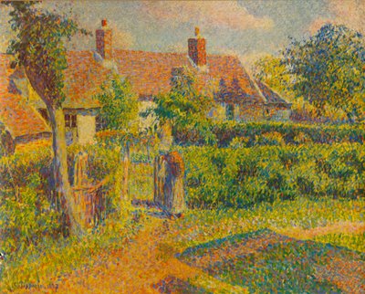 La Chaumière, 1887, 1935 von Camille Jacob Pissarro