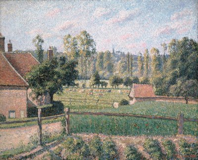 Prärie bei Eragny, 1889 von Camille Jacob Pissarro