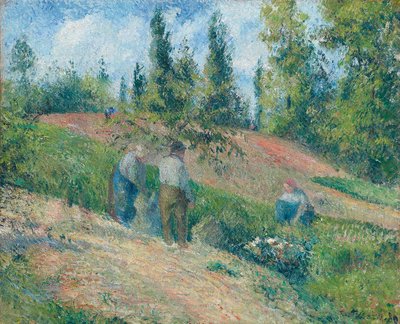 Die Ernte, Pontoise, 1880 von Camille Jacob Pissarro