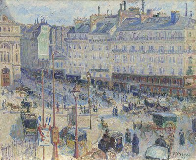 Der Place du Havre, Paris, 1893 von Camille Jacob Pissarro