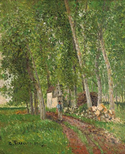 Unterholz in Moret von Camille Jacob Pissarro