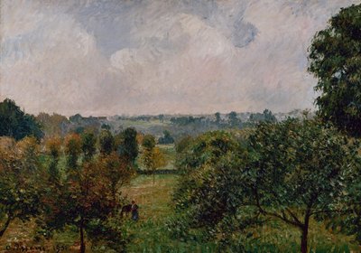 Nach dem Regen, Herbst, Eragny von Camille Pissarro