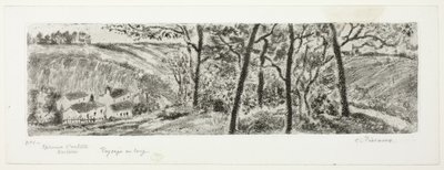 Landschaftspanorama von Camille Pissarro