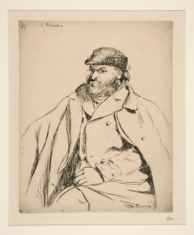 Paul Cézanne (Porträt von Cézanne) von Camille Pissarro