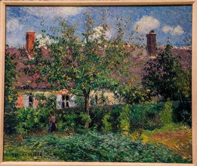 Bauernhaus in Éragny von Camille Pissarro