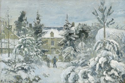 Piettes Haus in Montfoucault, 1874 von Camille Jacob Pissarro