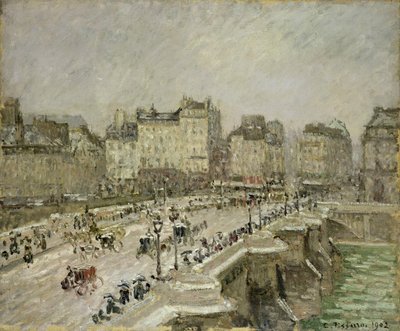 Pont Neuf, Schneeeffekt, 2. Serie von Camille Pissarro