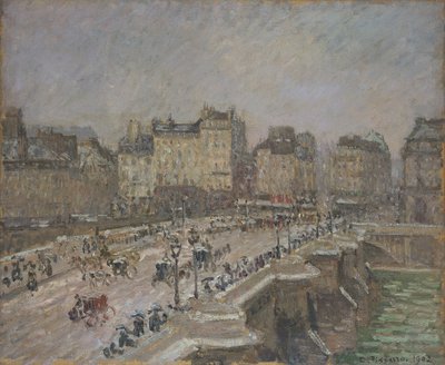 Pont Neuf, Schneeeffekt, 2. Serie, 1902 von Camille Pissarro