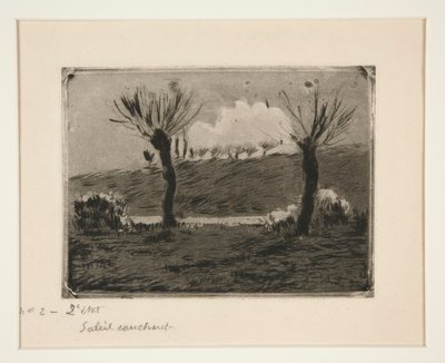 Sonnenuntergang von Camille Pissarro