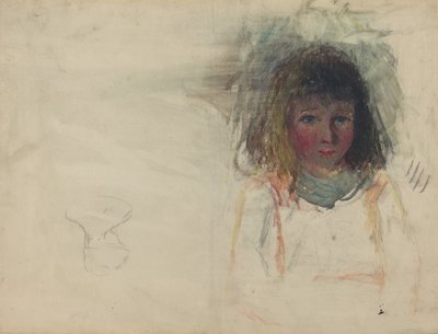 Der Sohn des Künstlers Georges [verso] von Camille Pissarro