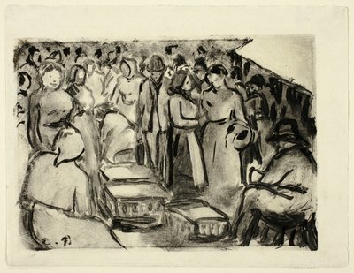 Der Markt von Camille Pissarro