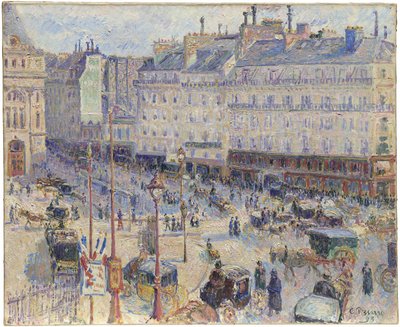 Der Place du Havre, Paris von Camille Pissarro