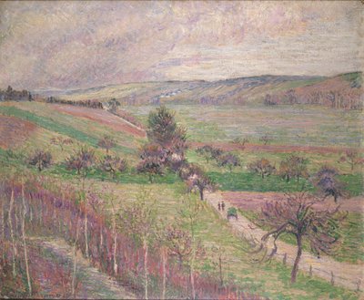 Die Thierceville-Straße, früher Frühling von Camille Pissarro