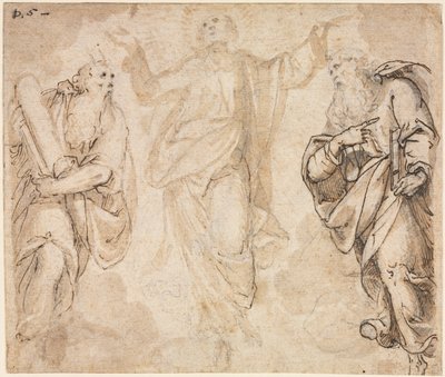 Die Verklärung (recto) von Camillo Procaccini