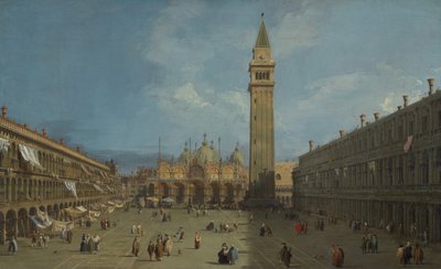 Piazza San Marco, späte 1720er Jahre von Giovanni Antonio Canal