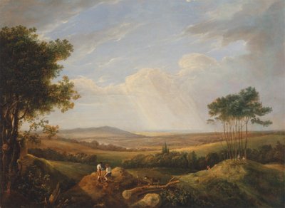 Landschaft mit Figuren von Capt. Thomas Hastings