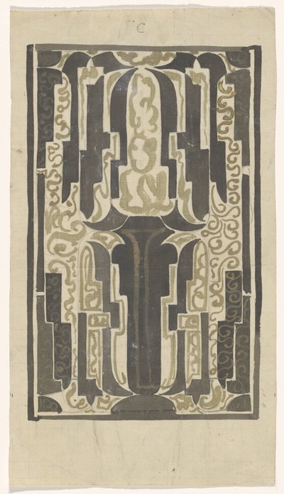 Dekoratives Design von Carel Adolph Lion Cachet