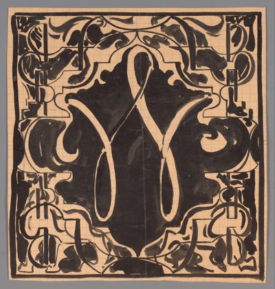 Umschlagentwurf für Wendingen von Carel Adolph Lion Cachet