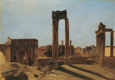 Das Forum Romanum von Carl Blechen