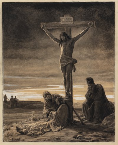 Christus am Kreuz von Carl Bloch