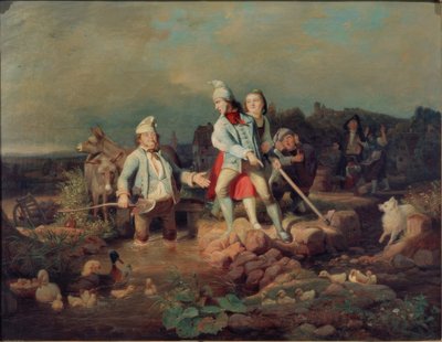 Streitende Müller von Carl Engel von Rabenau